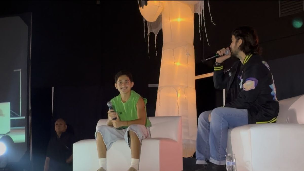 Cartaya aprovechó su encuentro con los seguidores del terror en el Horror Fest 2026 para celebrar el momento que atraviesa su carrera.