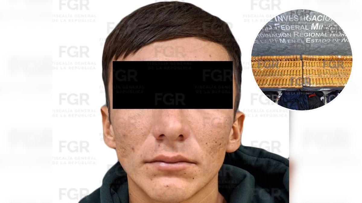 El detenido y la droga quedaron a disposición del Ministerio Público Federal.