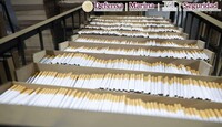 Durante el operativo se aseguró más de 60 toneladas de cigarrillos apócrifos.