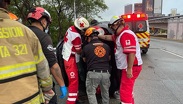 El incidente dejó el saldo de una persona lesionada.| Pedro Delgado