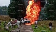 Los afectados por la explosión en Temascaltepec, Estado de México, continúan bajo cuidados intensivos.