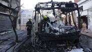El camión se incendió sobre la calle Pavo en el cruce con la calle Madero | Bomberos de Guadalajara