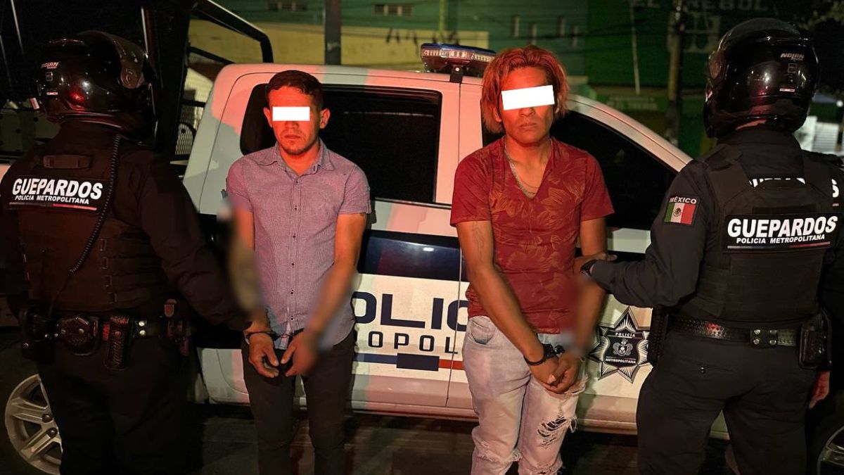 Caen dos hombres con más de un kilo de droga en Tlajomulco.