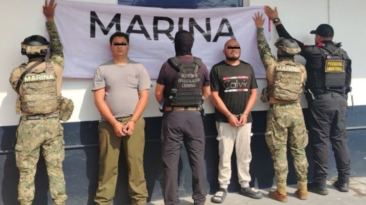 Detienen a dos sujetos en Veracruz por secuestros en Edomex; los ligan al CJNG