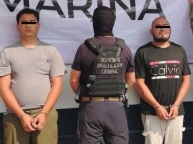 Detienen a dos sujetos en Veracruz por secuestros en Edomex; los ligan al CJNG