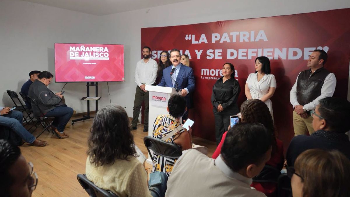 Morena Jalisco, a través del senador Carlos Lomelí, otorga un voto de confianza al nuevo presidente del IEPC. | Morena Jalisco.