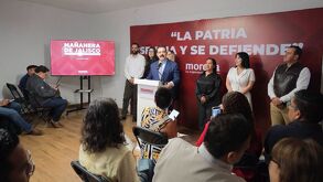 Morena Jalisco, a través del senador Carlos Lomelí, otorga un voto de confianza al nuevo presidente del IEPC. | Morena Jalisco.