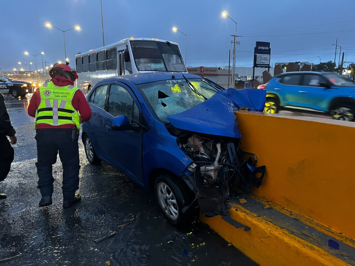 La pasajera herida había terminado su jornada laboral y se dirigía a su domicilio cuando ocurrió el accidente.
