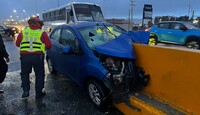 La pasajera herida había terminado su jornada laboral y se dirigía a su domicilio cuando ocurrió el accidente.