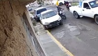 Cuatro personas a bordo de dos motocicletas asaltaron al vendedor de productos de limpieza |