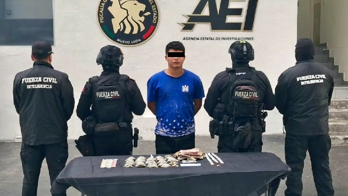 El detenido fue identificado como Luis ‘N’, de 24 años.