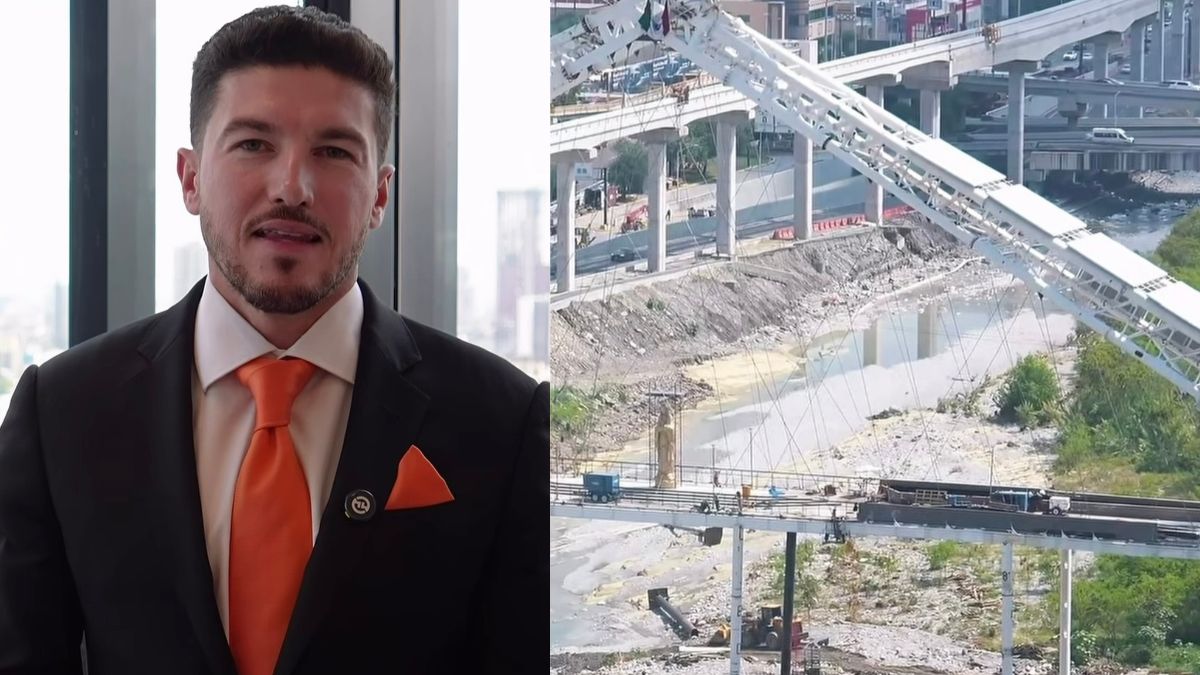 El mandatario explicó que la estructura dañada era una rampa provisional.