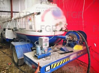 La FGR aseguró otros cuatro camiones que también contienen gas LP | FGR