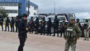 Un fuerte convoy de elementos del Ejército Mexicano y la Policía Estatal partió desde la capital del estado para reforzar la vigilancia en la región.