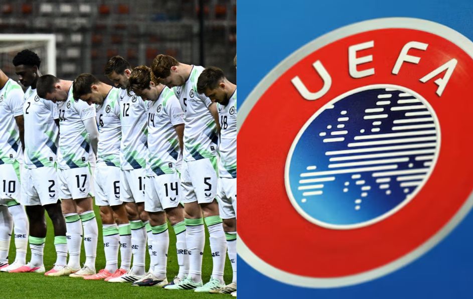 Los futbolistas irlandeses protestaron omitiendo el saludo protocolario y agachando la cabeza durante el himno de Israel.