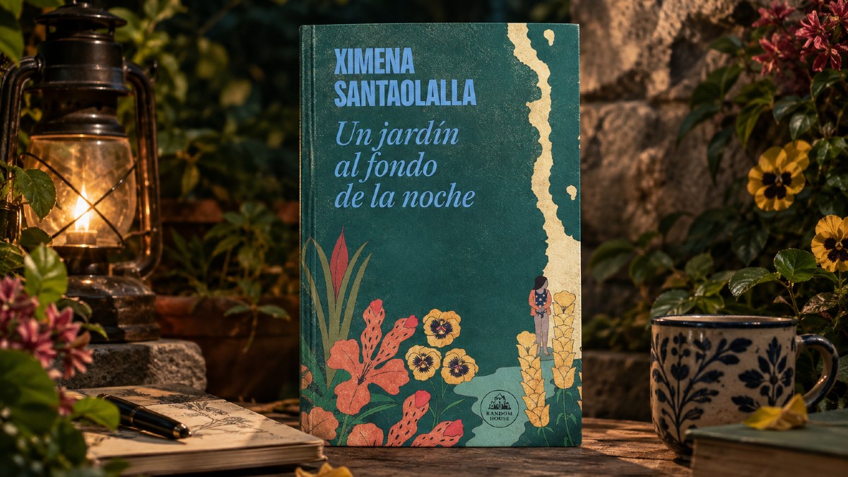 Libro un Jardin al fondo de la noche de Ximena Santaolalla.