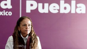 Olga Lucía indicó que "siempre hay formas y momentos" respecto a dejar la presidencia de Morena por otro cargo público / Agencia Es Imagen