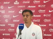 Ángel Sepúlveda jugador de Chivas en conferencia de prensa