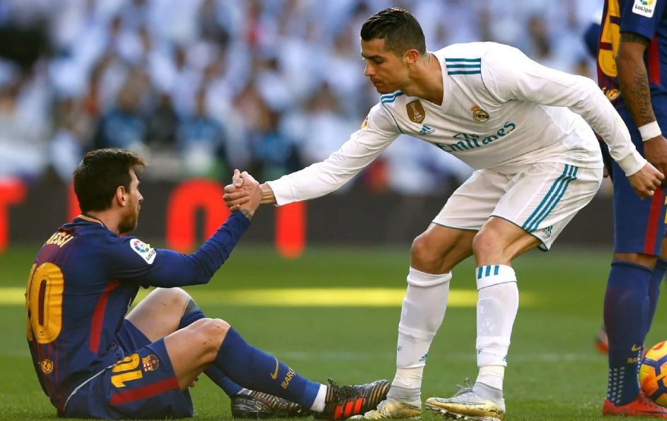 El astro portugués reconoció la trayectoria de su histórico rival.