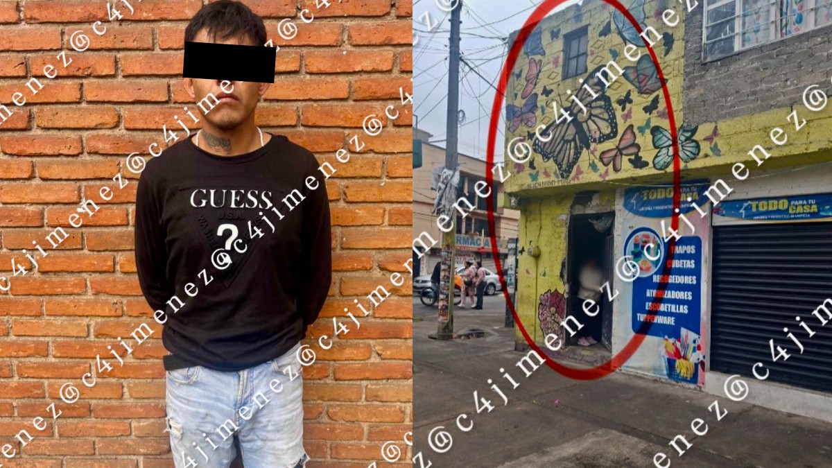 Cae sujeto por mantener retenida y golpear a su pareja sentimental en Iztapalapa.
