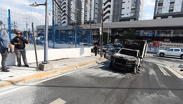 Camión de carga se incendia en Monterrey