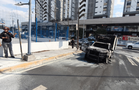 Camión de carga se incendia en Monterrey
