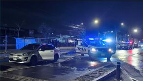 El sujeto intentó huir a pie pero fue sometido por un oficial.