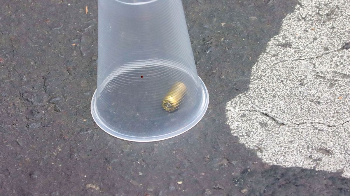 Elementos de la Policía Estatal de Oaxaca se movilizaron en la capital tras el reporte de supuestos disparos de arma de fuego | Rogelio Morales Ponce