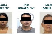 Los tres familiares detenidos son la abuela, María Ofelia ‘N’, el tío paterno, José Genaro ‘N’ y la tía Paola Arely 'N'