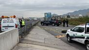 El hallazgo fue reportaron por personas que pasaban por la incorporación a la autopista México-Pachuca.
