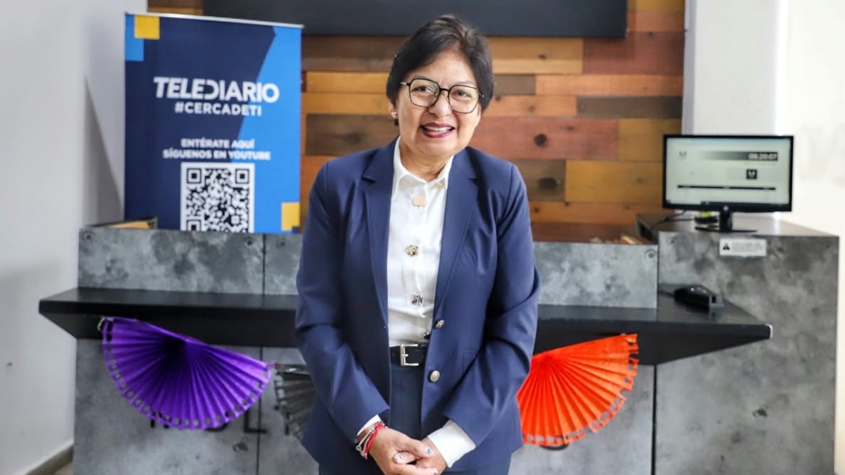 Lilia Cedillo, rectora de la BUAP, en entrevista para Telediario | Melanie Torres