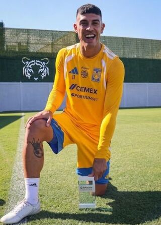 El mediocampista argentino de Tigres fue condecorado por la plataforma estadística tras firmar un año con 19 goles y nueve asistencias.