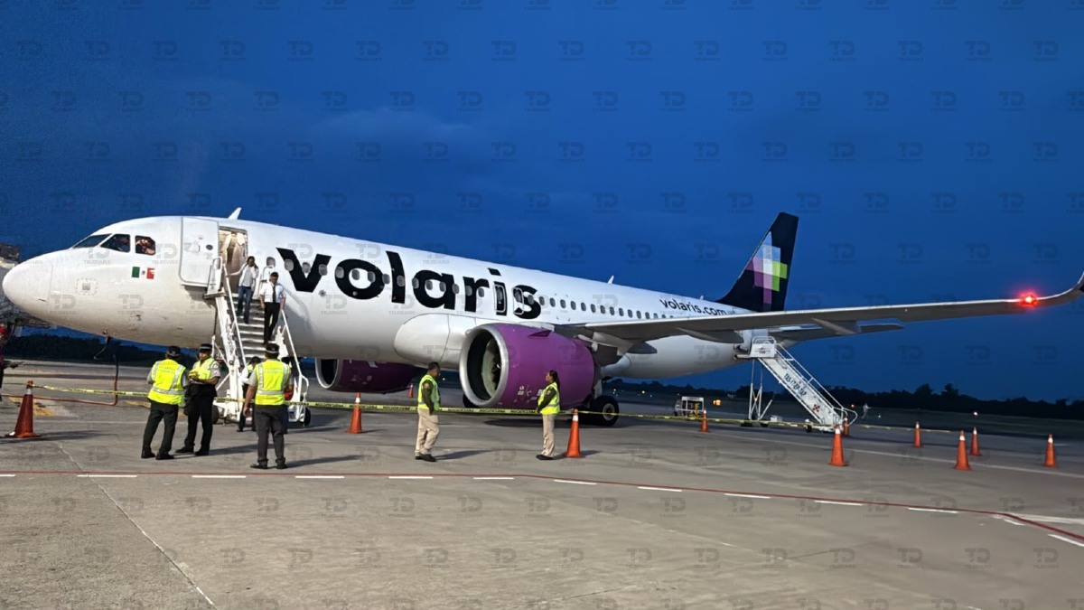 La mujer abordó el vuelo en Tijuana y aparentemente se quedó dormida durante el trayecto |