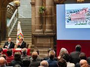 El presidente municipal José Chedraui y el empresario Carlos Slim presentan el proyecto San Francisco de Grupo Carso en Puebla | Óscar Rodríguez