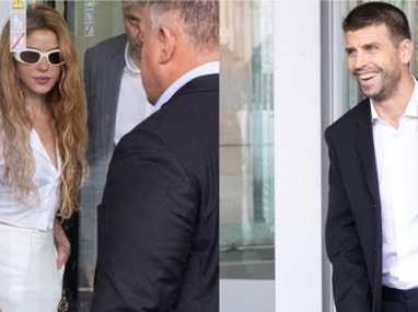 Shakira y Piqué se reeúnen en juzgados