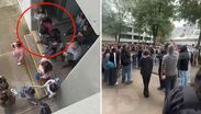 Toman la Prepa 1 en Xochimilco tras denunciar agresiones de directivos y retención de alumnos. TD Vespertino CdMx, 07 de octubre 2026