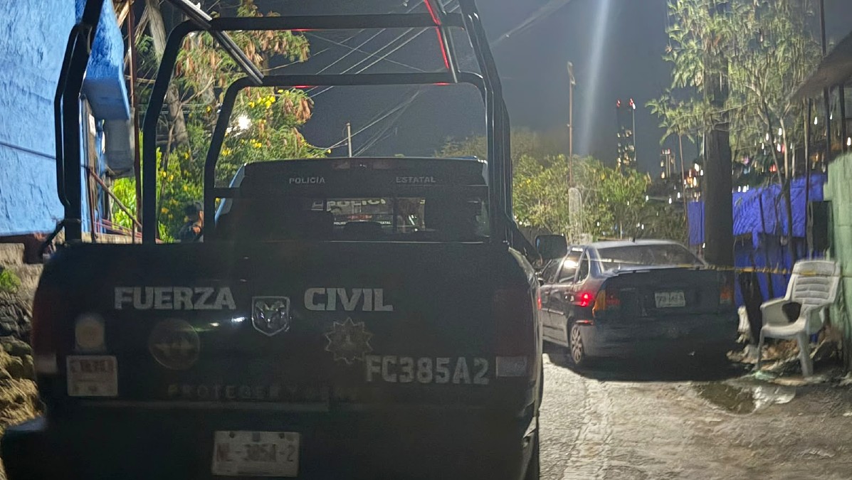 Tras el reporte, elementos de Fuerza Civil se movilizaron hasta el lugar.