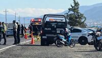 Elementos de seguridad y peritos del INCIFO acordonaron la zona en Calpulalpan, Tlaxcala