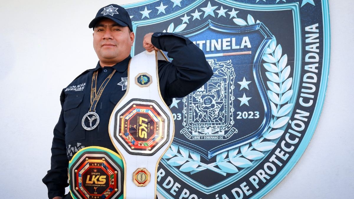 Gerardo Alfonso Germán de los Santos, hijo de 'El Búho', es campeón en Lima Lama y parte de la Corporación Auxiliar de Policía de Protección Ciudadana