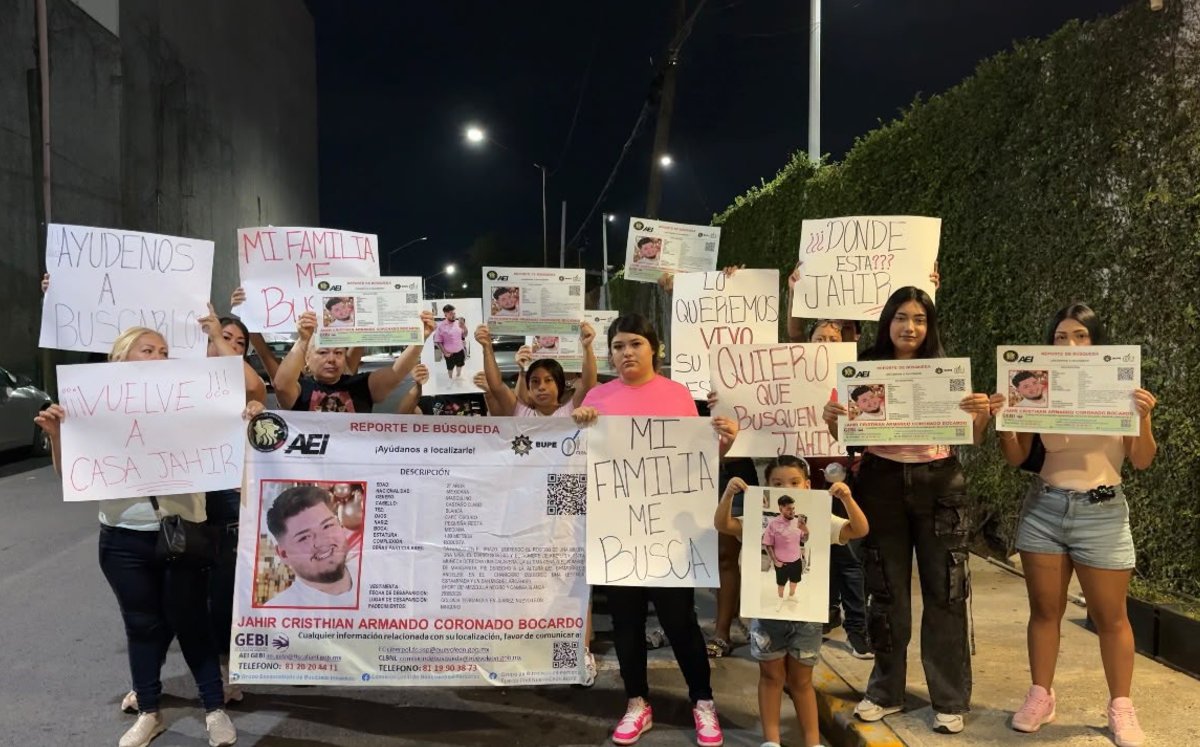 Jahir, de 27 años, salió de su casa el 28 de septiembre