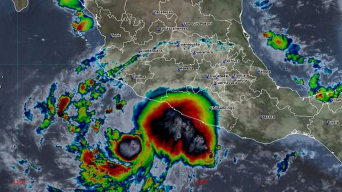 Jalisco suspende clases presenciales en municipios por huracán Simón. | Conagua clima.