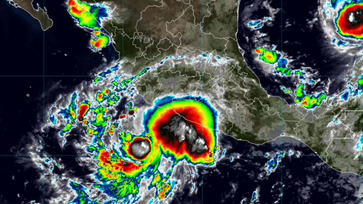 La tormenta tropical Simon continúa ganado intensidad y avanza hacia el oeste del Pacífico Mexicano a 7 km/h | @conagua_clima vía X
