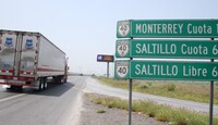 Carretera Los Chorros en Saltillo.