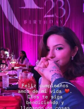 El festejo por los 23 años de Angela Aguilar comenzó a viralizarse por redes