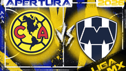 América y Rayados disputarán tres puntos en el Estadio Banorte.