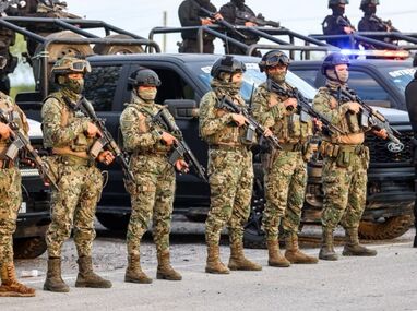 Autoridades de Coahuila y Nuevo León vigilan zonas de Arteaga, Candela y Piedras Negras junto al Ejército, Marina y Guardia Nacional.