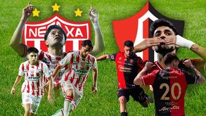 Choque entre el Atlas y el Necaxa en el Estadio Victoria