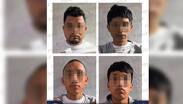 Los detenidos fueron identificados como Diego “N”, Mariano “N”, Yahir “N” y Francisco “N”,