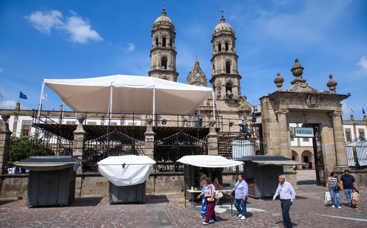 La Romería en Zapopan está lista aunque se podrían implementar medidas por lluvia.