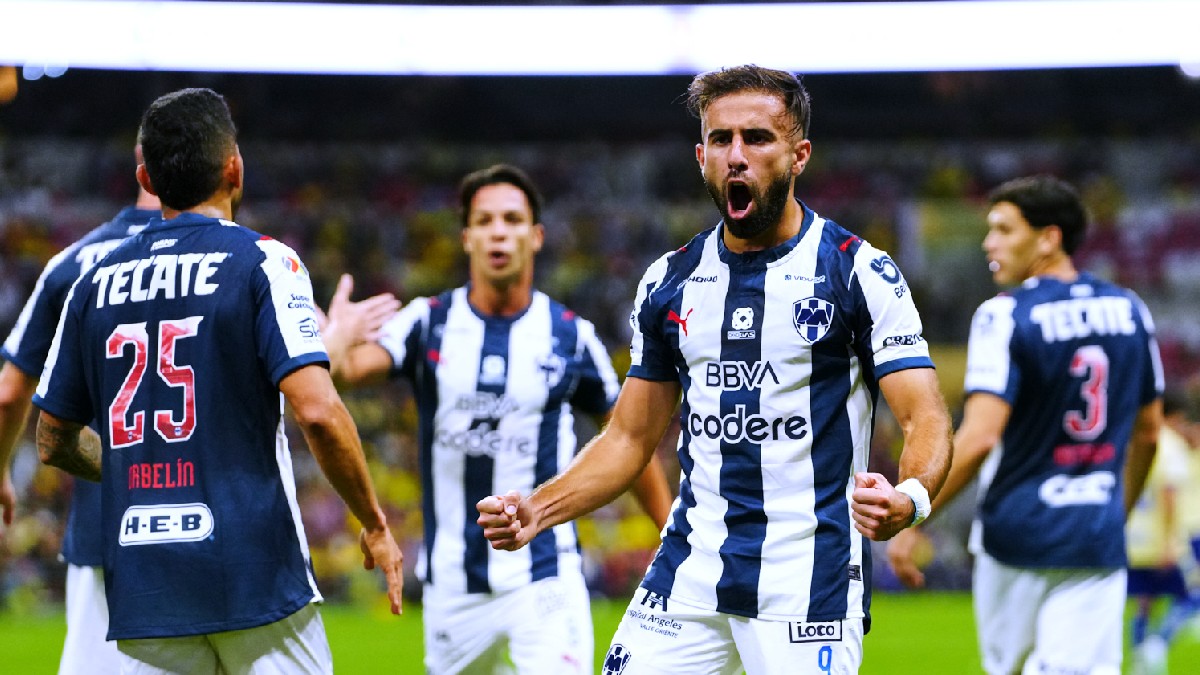 Diego Rossi marcó el único gol de Rayados en el empate ante América.